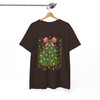Colorful Coquette Christmas Ornament Glitter Bow T-shirt S-5XL