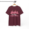 Pink Christmas Tree Cozy Winter Holiday T-shirt S-5XL