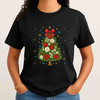 Coquette Christmas Ornament Bow Disco Ball T-shirt S-5XL