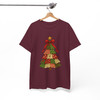 Disco Ball Coquette Christmas Bow Holiday T-shirt S-5XL