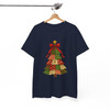 Disco Ball Coquette Christmas Bow Holiday T-shirt S-5XL