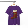 Santa Bow Christmas Coquette New Year Holiday Shirt T-shirt S-5XL