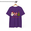 Santa Coquette Bow Candy Cane Christmas Holiday Shirt T-shirt S-5XL