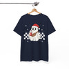 Santa Ghost Boo Xmas Cute Holiday Gift T-shirt S-5XL