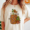 Gingerbread Cookie Cute Holiday Family Matching T-shirt S-5XL