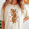 Cute Gingerbread Cookie Winter Gift for Mom T-shirt S-5XL