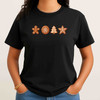 Gingerbread Cookie Winter Holiday Graphic T-shirt S-5XL