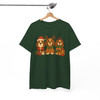 Basset Hound Christmas Santa Lights Sweater T-shirt S-5XL