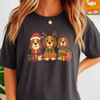 Basset Hound Christmas Santa Lights Sweater T-shirt S-5XL