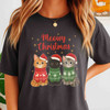 Meowy Christmas Cats Cute Kittens Holiday T-shirt S-5XL
