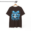 Blue Christmas Snowman Cute Holiday T-shirt S-5XL