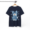 Denim Coquette Cottagecore Snowman Snowflake Retro T-shirt S-5XL