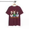 Christmas Goose Coquette Snowman Santa Hat T-shirt S-5XL
