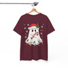 Christmas Ghost Tree Cake Funny Holiday T-shirt S-5XL