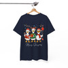 Merry Christmas Goose Santa Silly Preppy Funny T-shirt S-5XL