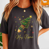 Coquette Christmas Pencil Holiday Teacher Shirt T-shirt S-5XL