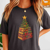 Book Tree Christmas Cozy Winter Reading Shirt T-shirt S-5XL