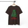 Coquette Pink Bow Merry Christmas Tree Preppy T-shirt S-5XL