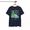 Pink Retro Merry Christmas Truck Coquette Tree T-shirt S-5XL
