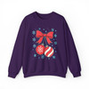 Retro Coquette Christmas Cherries Festive Holiday Sweatshirt S-5XL