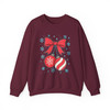 Retro Coquette Christmas Cherries Festive Holiday Sweatshirt S-5XL