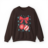 Retro Coquette Christmas Cherries Festive Holiday Sweatshirt S-5XL