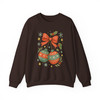 Coquette Christmas Cherries Girly Holiday Crewneck Sweatshirt S-5XL