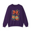 Coquette Christmas Cherries Girly Holiday Crewneck Sweatshirt S-5XL