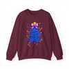 Glitter Coquette Christmas Tree Colorful Holiday Sweatshirt S-5XL