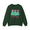 Tis The Season Vibrant Christmas Tree Holiday Sweatshirt S-5XL