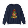 Disco Ball Coquette Christmas Bow Holiday Sweatshirt S-5XL