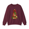 Disco Ball Coquette Christmas Bow Holiday Sweatshirt S-5XL
