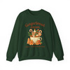 Gingerbread Holiday Cozy Christmas Latte Crewneck Sweatshirt S-5XL