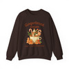 Gingerbread Holiday Cozy Christmas Latte Crewneck Sweatshirt S-5XL
