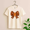 Gingerbread Bow Holiday Coquette Tee T-shirt S-5XL