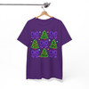 Neon Coquette Christmas Tree Cake Bow Sublimation T-shirt S-5XL