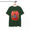 Colorful Glitter Merry Ornament Coquette Bow Holly Jolly T-shirt S-5XL