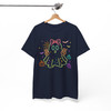 Neon Boo Halloween Cute Ghost Bow T-shirt S-5XL