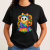 Trendy Halloween Rhinestone Ghost Retro Pumpkin T-shirt S-5XL