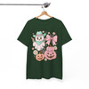Adorable Halloween Cat Spooky Pumpkin Fall T-shirt S-5XL