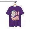 Adorable Halloween Cat Spooky Pumpkin Fall T-shirt S-5XL