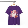 Halloween Ghost Bubble Tea Pumpkin Sublimation T-shirt S-5XL