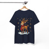 Colorful Christmas Disco Snowman Girly Holiday T-shirt S-5XL