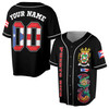 Customize Name Number Puerto Rico Puerto Rican Flag Boricua Spirit Baseball Jersey S-5XL