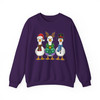 Christmas Goose Coquette Snowman Santa Hat Sweatshirt S-5XL