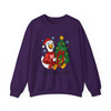 Jolly Christmas Goose Funny Cozy Santa Goose Sweatshirt S-5XL