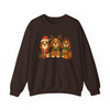 Basset Hound Christmas Santa Lights Sweater Sweatshirt S-5XL