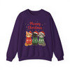 Meowy Christmas Cats Cute Kittens Holiday Sweater Sweatshirt S-5XL