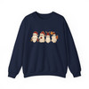 Retro Santa Ghost Cute Xmas Holiday Sweatshirt S-5XL
