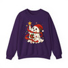 Cute Ghost Holiday Lights Spooky Merry Xmas Sweatshirt S-5XL
